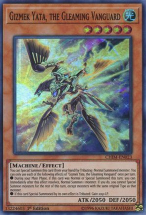 Gizmek Yata, the Gleaming Vanguard (Super Rare) [CHIM-EN023] Unlimited