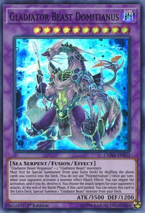 Gladiator Beast Domitianus (Super Rare) [CHIM-EN033] 1st Edition