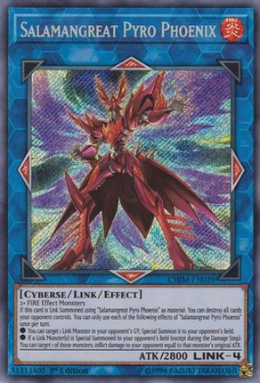 Salamangreat Pyro Phoenix (Secret Rare) [CHIM-EN039] Unlimited