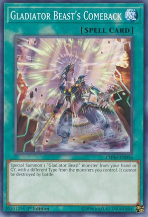 Gladiator Beast's Comeback (Common / Short Print) [CHIM-EN056] Unlimited