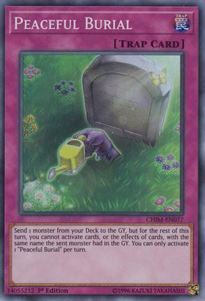 Peaceful Burial (Super Rare) [CHIM-EN077] 1st Edition