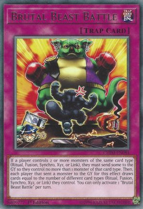 Brutal Beast Battle (Rare) [CHIM-EN084] 1st Edition
