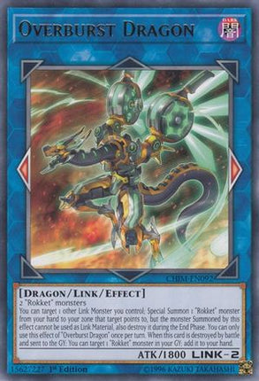 Overburst Dragon (Rare) [CHIM-EN092] 1st Edition