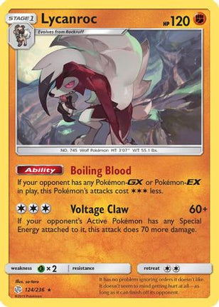 Lycanroc - 124/null [SM - Cosmic Eclipse] Holofoil