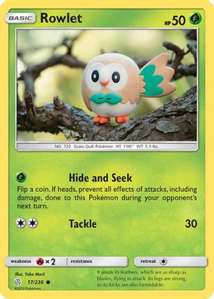 Rowlet - 17/236 [SM - Cosmic Eclipse] Reverse Holofoil