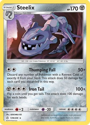 Steelix - 139/236 [SM - Cosmic Eclipse] Holofoil