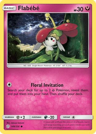 Flabebe - 149/236 [SM - Cosmic Eclipse] Reverse Holofoil
