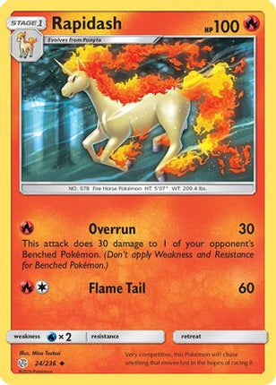 Rapidash - 24/236 [SM - Cosmic Eclipse] Reverse Holofoil