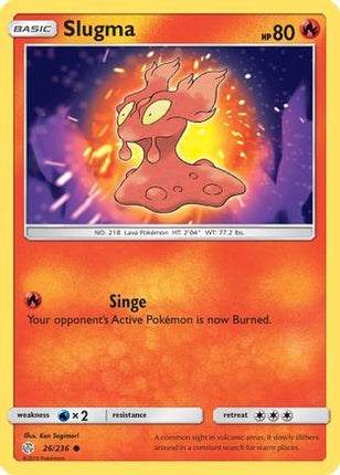 Slugma 026/236 - SM  Cosmic Eclipse Reverse Holofoil