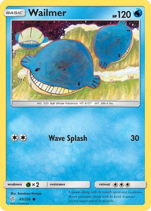 Wailmer 045/236 - SM  Cosmic Eclipse Reverse Holofoil
