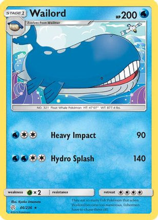 Wailord - 46/236 [SM - Cosmic Eclipse]