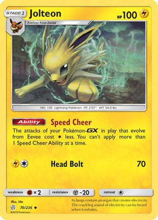 Jolteon - 70/236 [SM - Cosmic Eclipse]