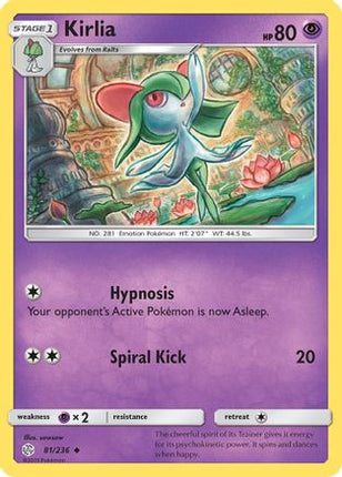 Kirlia - 81/236 [SM - Cosmic Eclipse] Reverse Holofoil