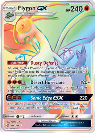 Flygon GX (Secret) - 256/null [SM - Cosmic Eclipse] Holofoil