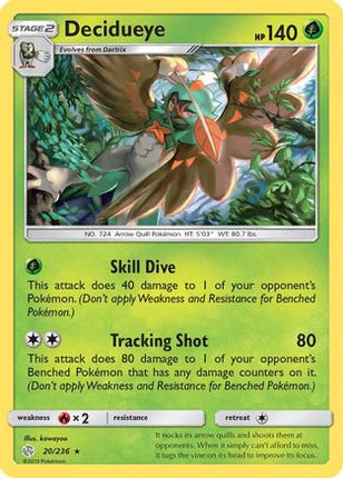 Decidueye - 20/236 [SM - Cosmic Eclipse] Reverse Holofoil