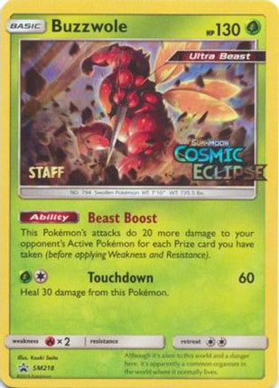Buzzwole - SM218 (Prerelease) [Staff] - null/null [SM Promos] Holofoil