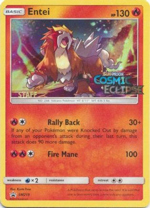 Entei - SM219 (Prerelease) [Staff] - null/null [SM Promos] Holofoil