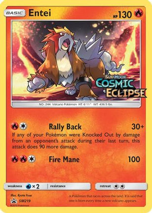 Entei - SM219 (Prerelease) - null/null [SM Promos] Holofoil