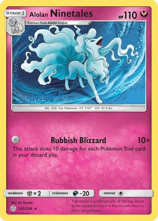 Alolan Ninetales - 145/236 [SM - Cosmic Eclipse] Holofoil