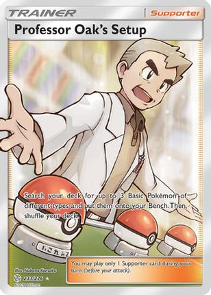 Professor Oak's Setup (Full Art) - 233/null [SM - Cosmic Eclipse] Holofoil