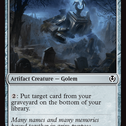 Epitaph Golem [Innistrad Remastered] Foil
