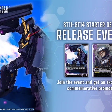 Gundam: ST11-14 Release Event - September 27th 2026 12PM
