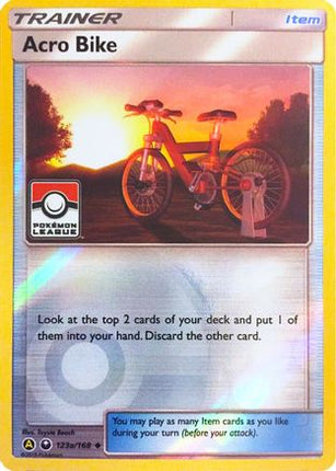Acro Bike - 123a/168 (Pokemon League) [League & Championship Cards] Reverse Holofoil