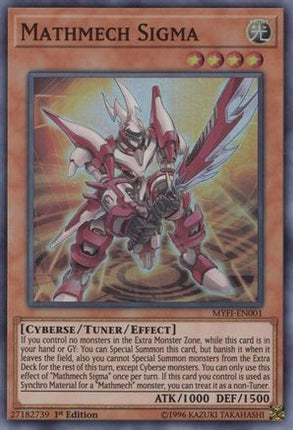 Mathmech Sigma (Super Rare) [MYFI-EN001] 1st Edition