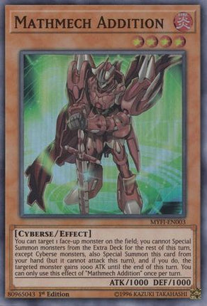 Mathmech Addition (Super Rare) [MYFI-EN003] 1st Edition