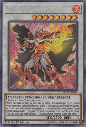 Geomathmech Magma (Secret Rare) [MYFI-EN007] 1st Edition