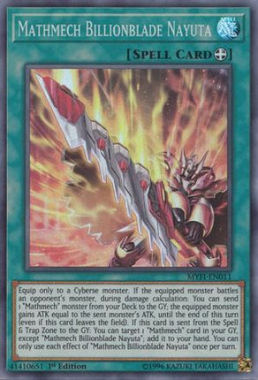 Mathmech Billionblade Nayuta (Super Rare) [MYFI-EN011] 1st Edition