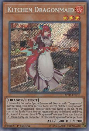 Kitchen Dragonmaid (Secret Rare) [MYFI-EN018] 1st Edition