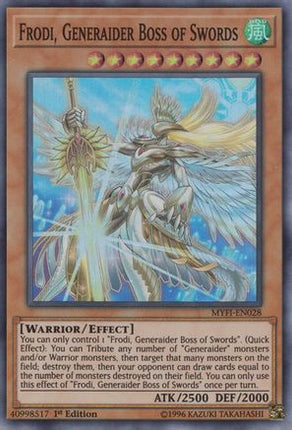 Frodi, Generaider Boss of Swords (Super Rare) [MYFI-EN028] 1st Edition
