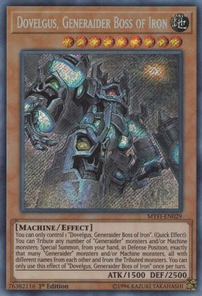 Dovelgus, Generaider Boss of Iron (Secret Rare) [MYFI-EN029] 1st Edition
