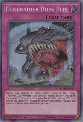 Generaider Boss Bite (Super Rare) [MYFI-EN039] 1st Edition