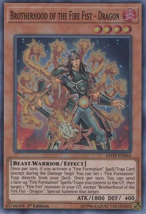 Brotherhood of the Fire Fist - Dragon (Super Rare) [MYFI-EN044] 1st Edition