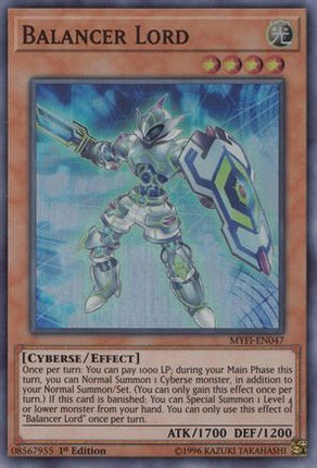 Balancer Lord (Super Rare) [MYFI-EN047] 1st Edition