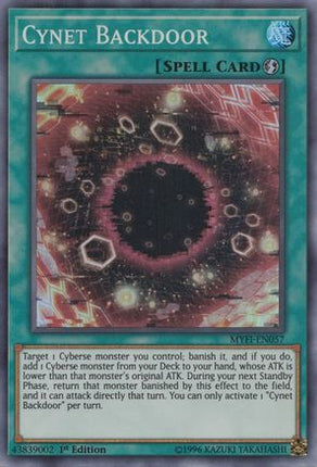 Cynet Backdoor (Super Rare) [MYFI-EN057] 1st Edition