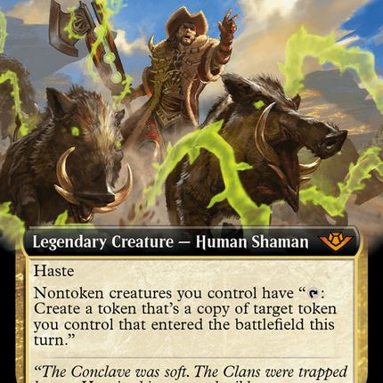 Ghired, Mirror of the Wilds (Extended Art) [Outlaws of Thunder Junction] Foil