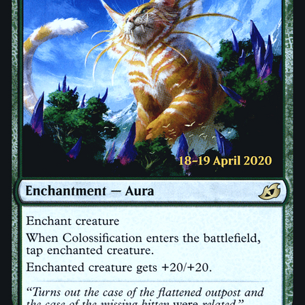Colossification [Ikoria: Lair of Behemoths Promos] Prerelease Foil
