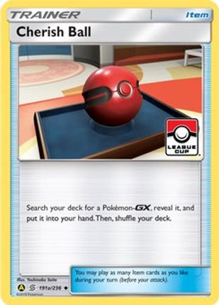Cherish Ball - 191a/236 (League Cup) [League & Championship Cards] Reverse Holofoil