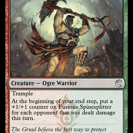 Furious Spinesplitter [Ravnica: Clue Edition]