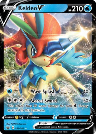 Keldeo V - 53/202 [SWSH01: Sword & Shield Base Set] Holofoil