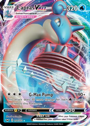 Lapras VMAX - 50/202 [SWSH01: Sword & Shield Base Set] Holofoil