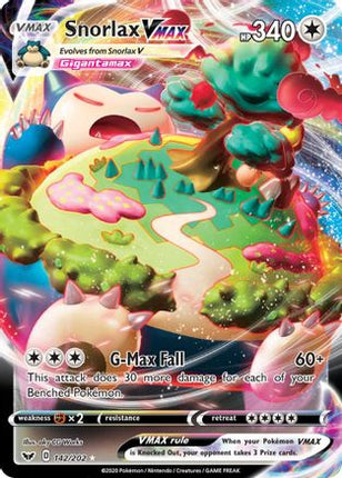 Snorlax VMAX - 142/202 [SWSH01: Sword & Shield Base Set] Holofoil