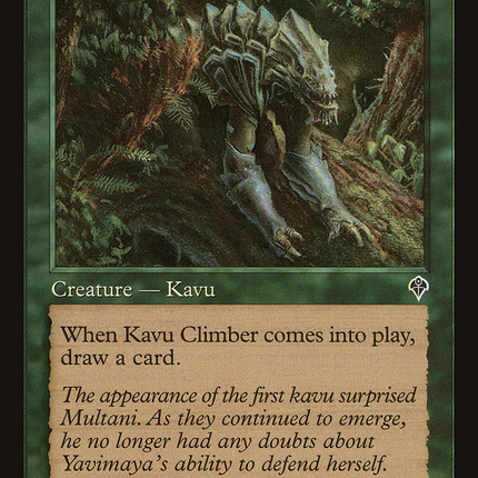 Kavu Climber [Invasion]