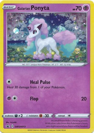 Galarian Ponyta - SWSH013 - SWSH013/null [SWSH: Sword & Shield Promo Cards] Holofoil