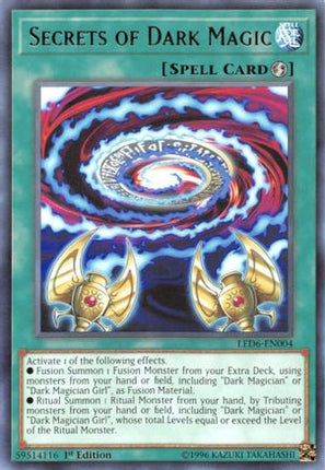 Secrets of Dark Magic (Rare) [LED6-EN004] Unlimited