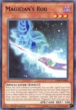 Magician's Rod (Common / Short Print) [LED6-EN008] Unlimited