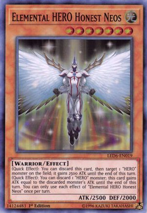 Elemental HERO Honest Neos (Super Rare) [LED6-EN019] 1st Edition